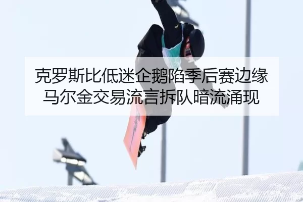 克罗斯比低迷企鹅陷季后赛边缘 马尔金交易流言拆队暗流涌现